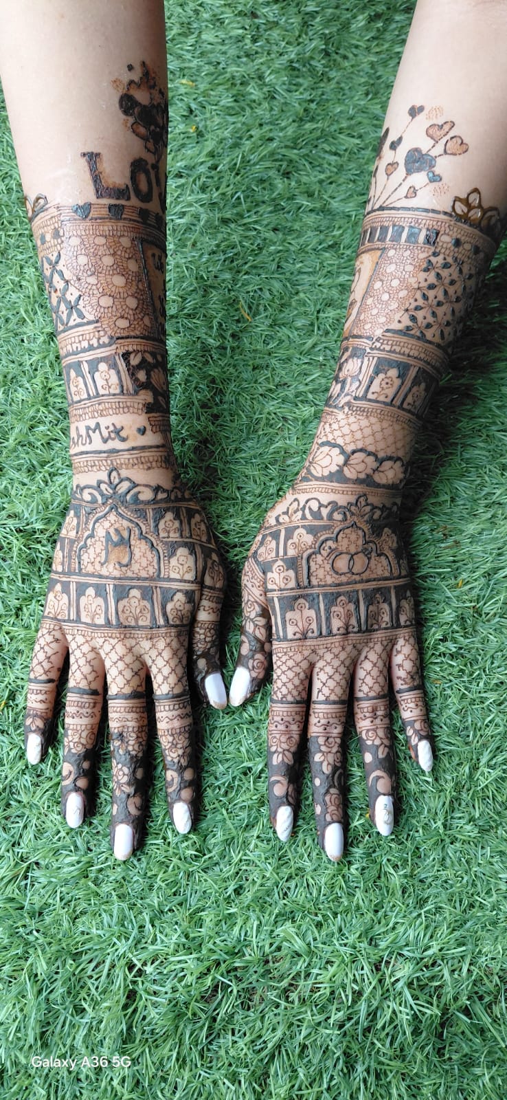 Mehandi close-up — Instagram post